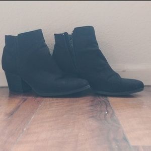 Black Suede Booties